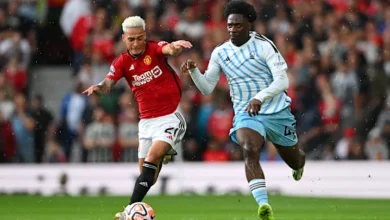 Nottingham Forest vs Manchester United F.C. Lineups