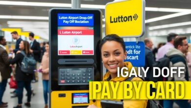 Luton Airport Drop Off Pay by Card