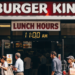 Burger King Lunch Hours