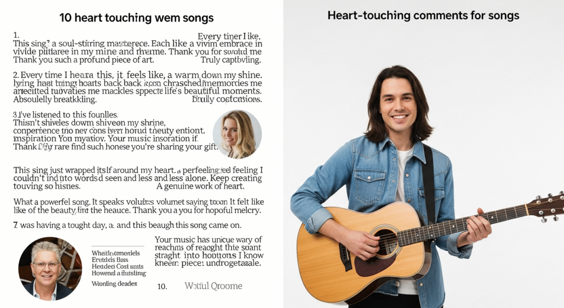 Heart Touching Comments for Songs