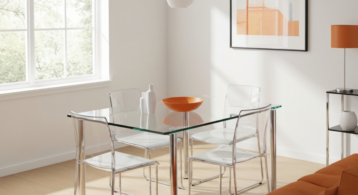 Glass Dinette Table