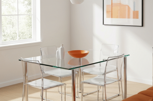 Glass Dinette Table
