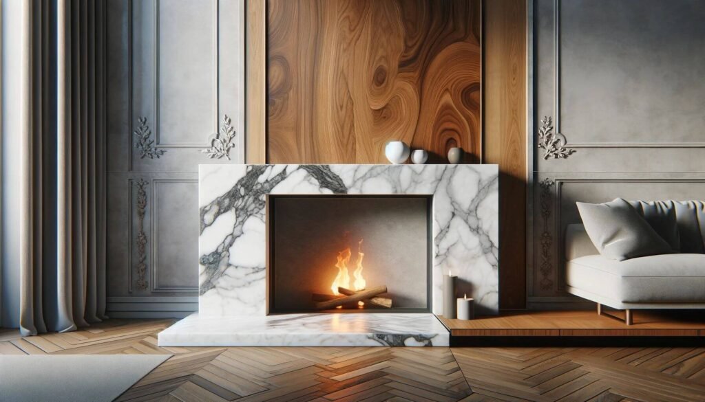 Creating A Statement Centerpiece With A Marble Fireplace Mantel